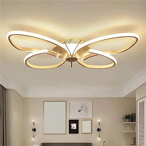 Gold 1-Light Aluminum, Silicone Ceiling view 3