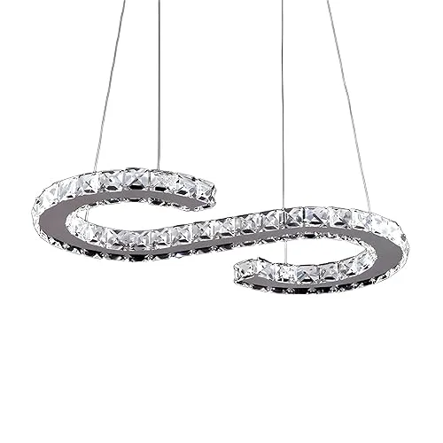 Open Crystal Chandelier view 2