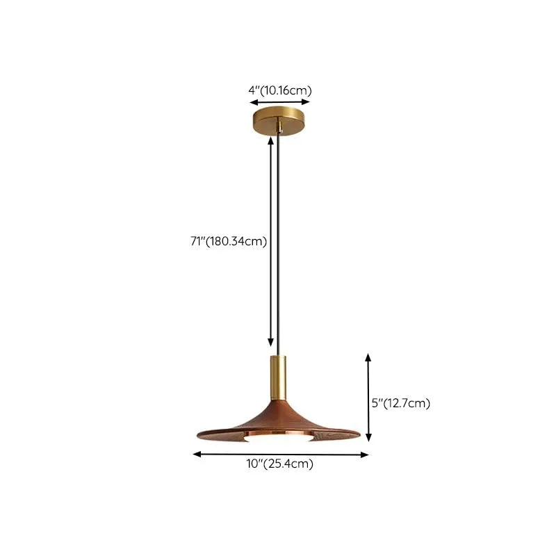 1-Light Iron Chandelier view 3