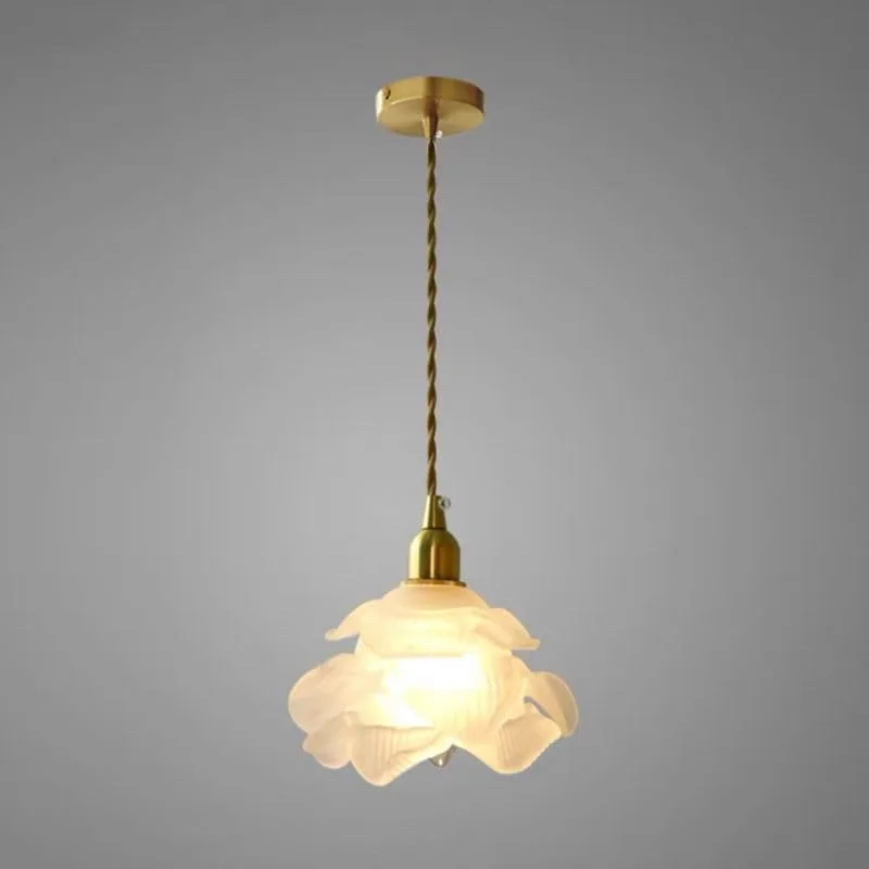 1-Light Brass Chandelier view 1