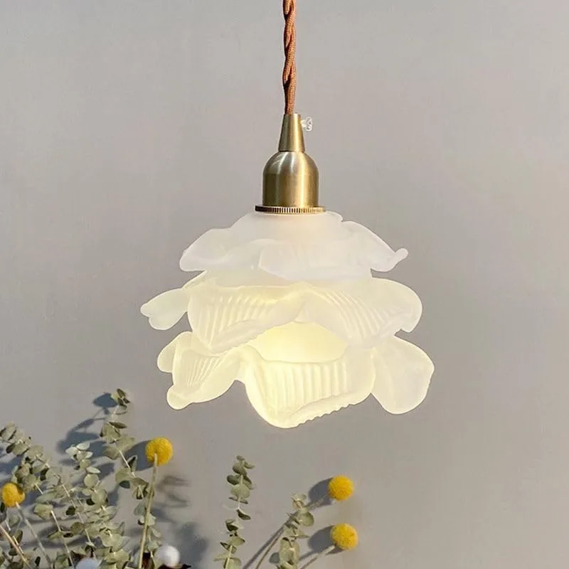 1-Light Brass Chandelier view 3