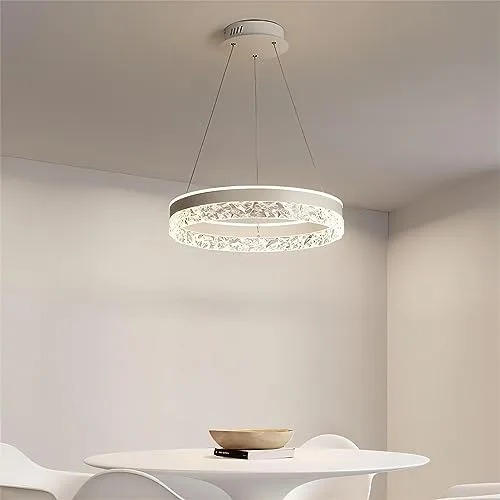 White 1-Light Ceiling view 3