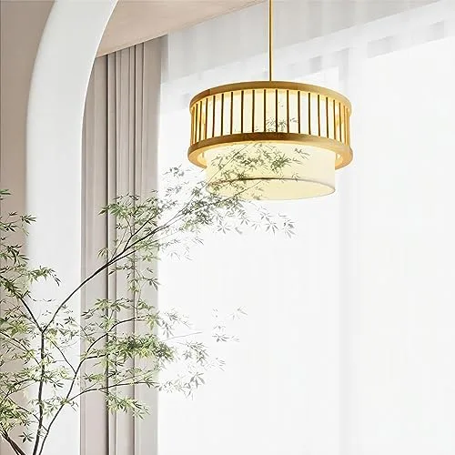 3-Light Wood Pendant view 3