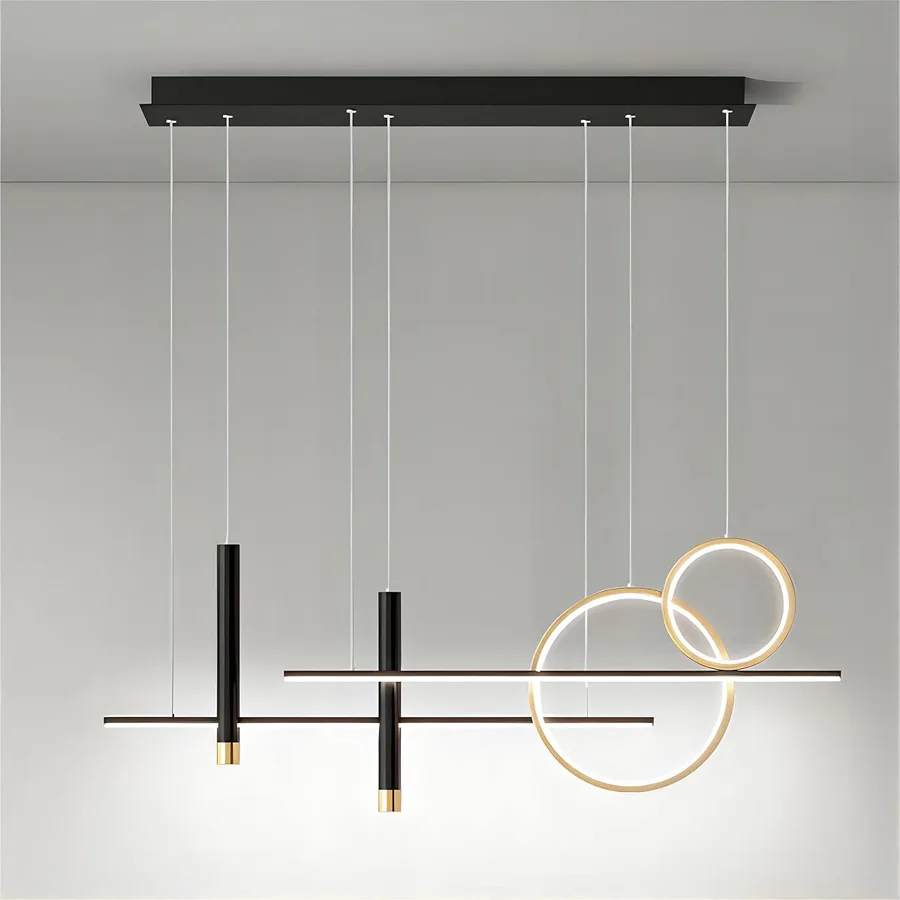 6-Light Metal Island view 1
