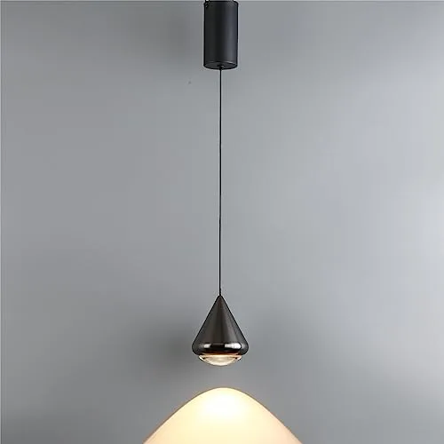 Black 1-Light Aluminum Pendant view 2