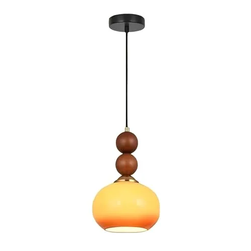 Orange 1-Light Glass Pendant view 2
