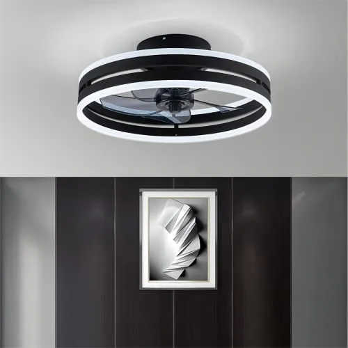 Ceiling Fan with Light, 19.7 Inch Ceiling Fan Light view 2