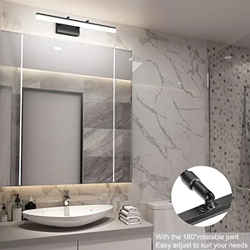 Black 1-Light Acrylic Vanity view 3