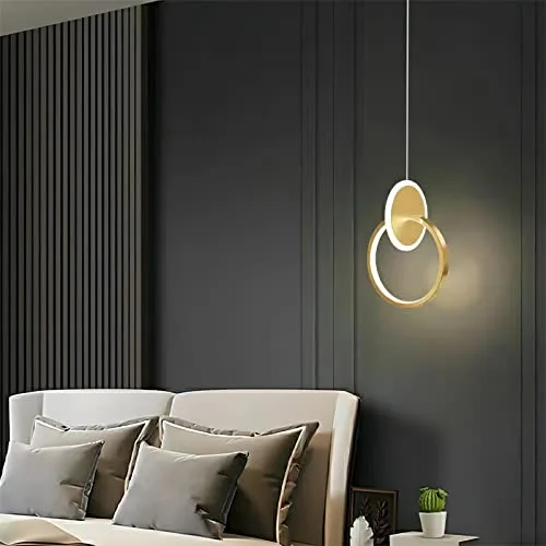 Gold 1-Light Silicone Chandelier view 3