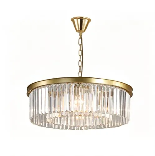 Gold 8-Light Crystal Chandelier view 2