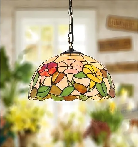 Morning Glory 1-Light Glass Pendant view 3