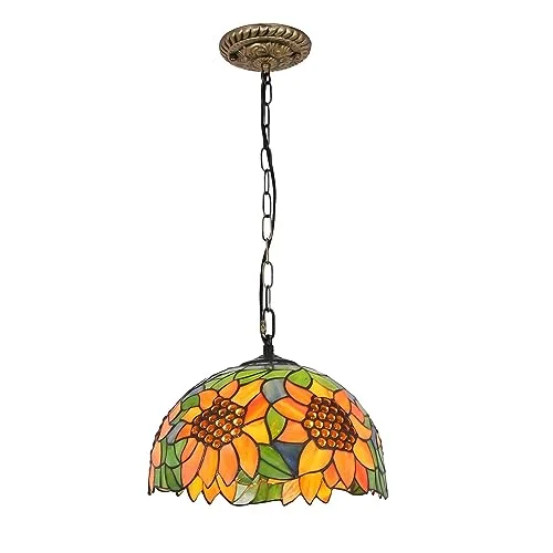Sunflower 1-Light Glass Pendant view 2