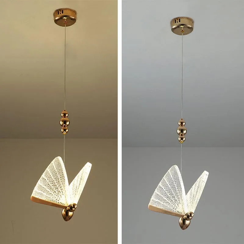 Clear 1-Light Crystal Pendant view 2