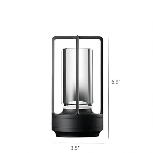 Black Acrylic, Aluminum, Iron Led view 3