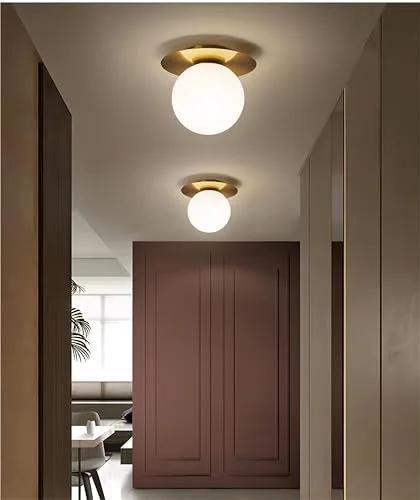 Globe 1-Light Glass Ceiling view 3