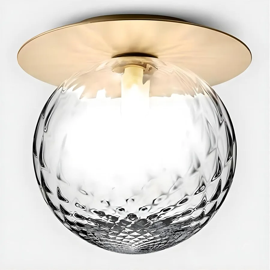 Globe 1-Light Glass Ceiling view 1