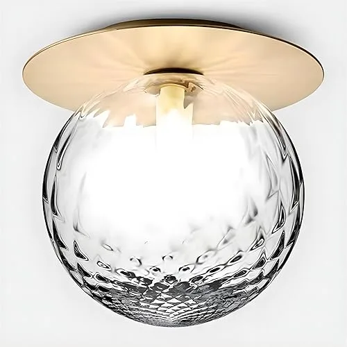 Globe 1-Light Glass Ceiling view 2