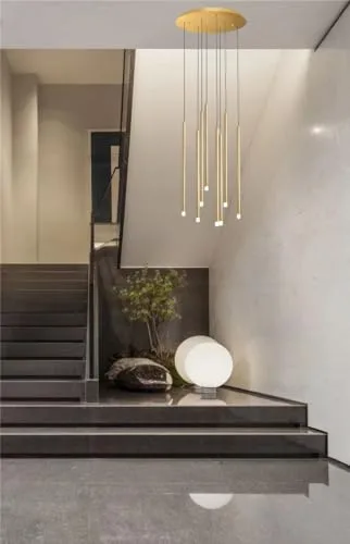 8-Light Acrylic Chandelier view 2