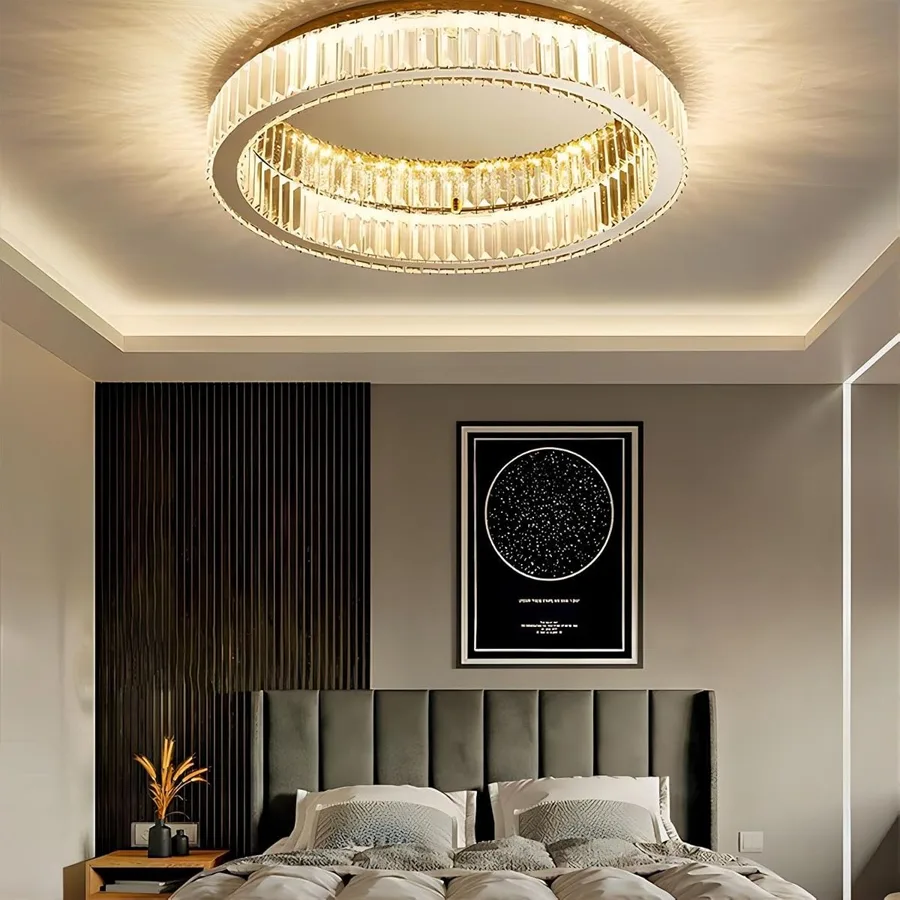 Gold Crystal Ceiling view 1