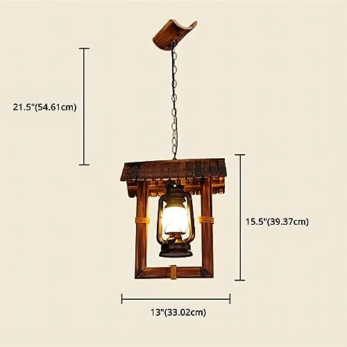 Bronze 1-Light Wood Ceiling view 3