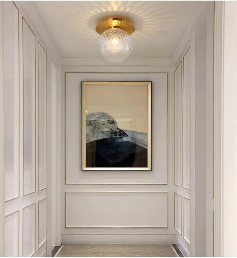 Globe 1-Light Glass Ceiling view 3