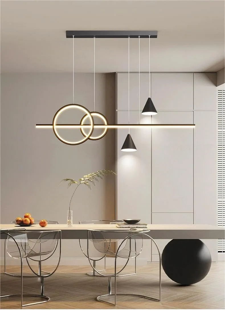 Sand-black 5-Light Iron Chandelier view 1