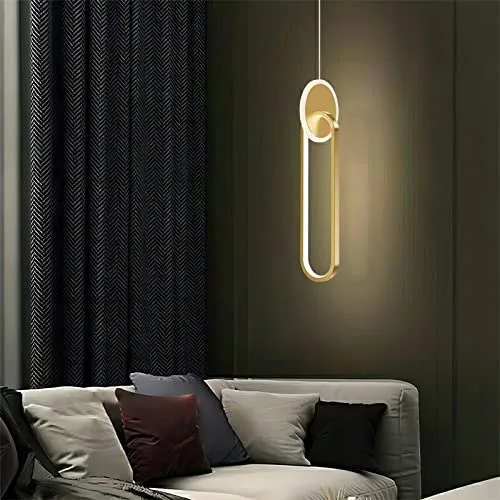 Gold 1-Light Silicone Chandelier view 3