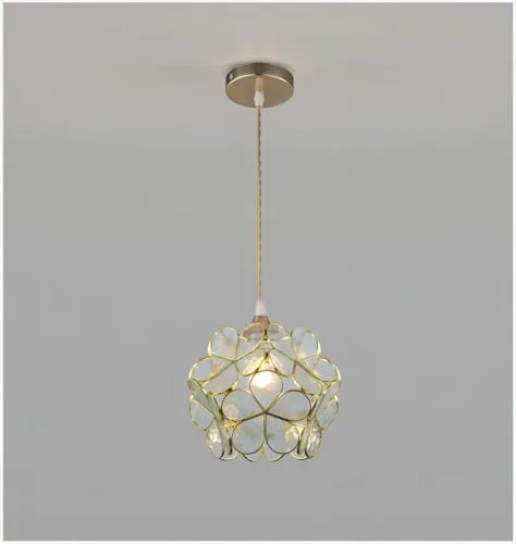 Clear 1-Light Glass Ceiling view 3