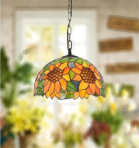 Sunflower 1-Light Glass Pendant view 3