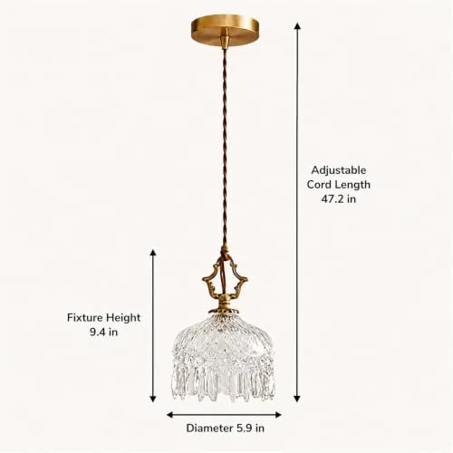 Clear Chandelier view 3
