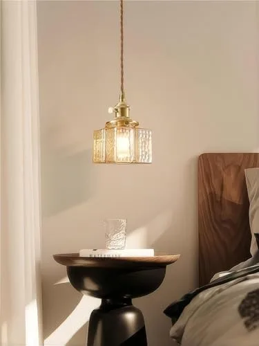 1-Light Fiberglass Chandelier view 2