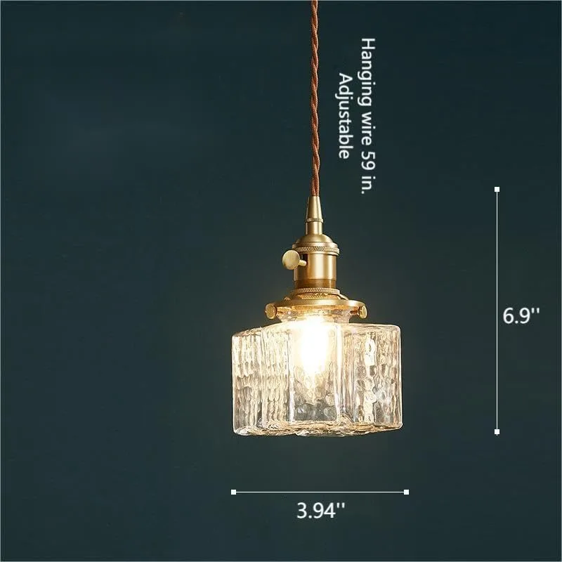1-Light Fiberglass Chandelier view 3