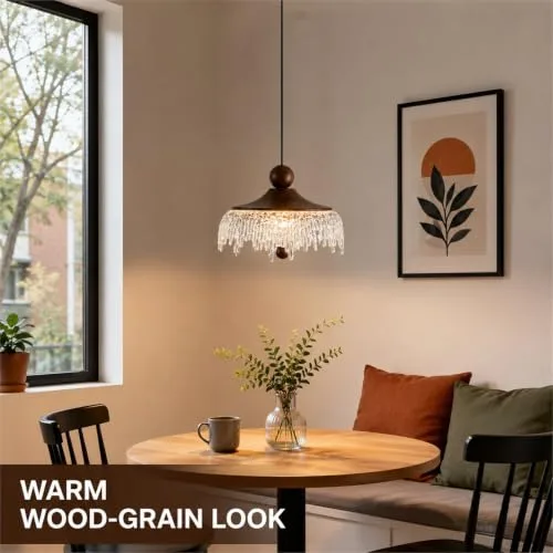 Clear 1-Light Acrylic Pendant view 3