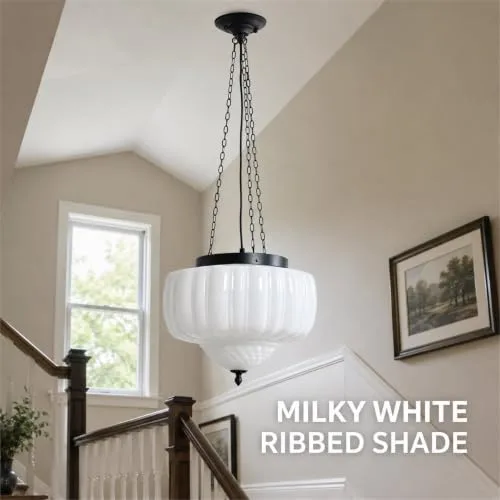 White Pendant view 2
