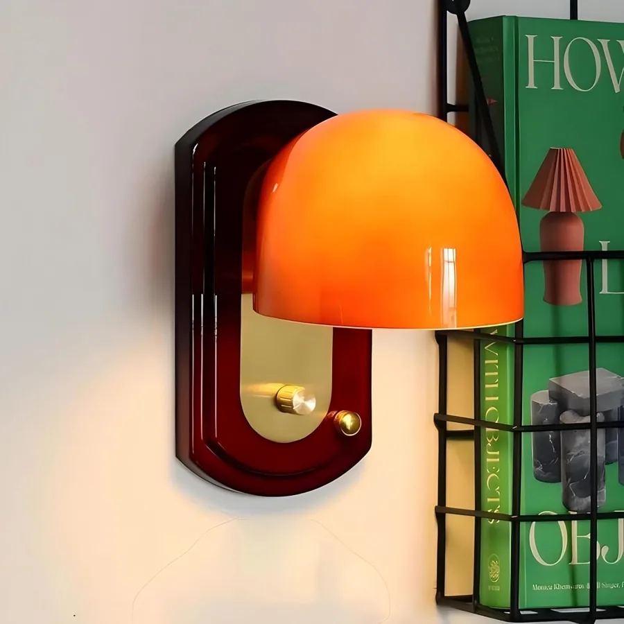 Caramel 1-Light Glass Sconce view 1