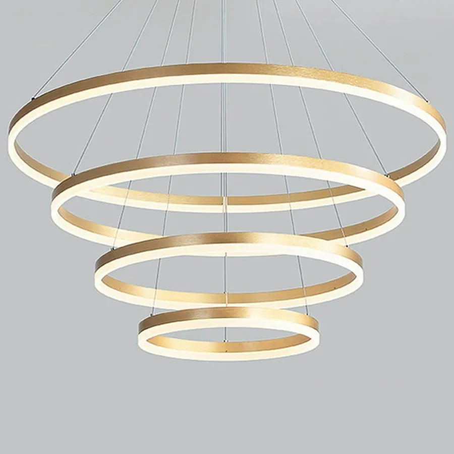 Gold 1-Light Acrylic Geometric view 3