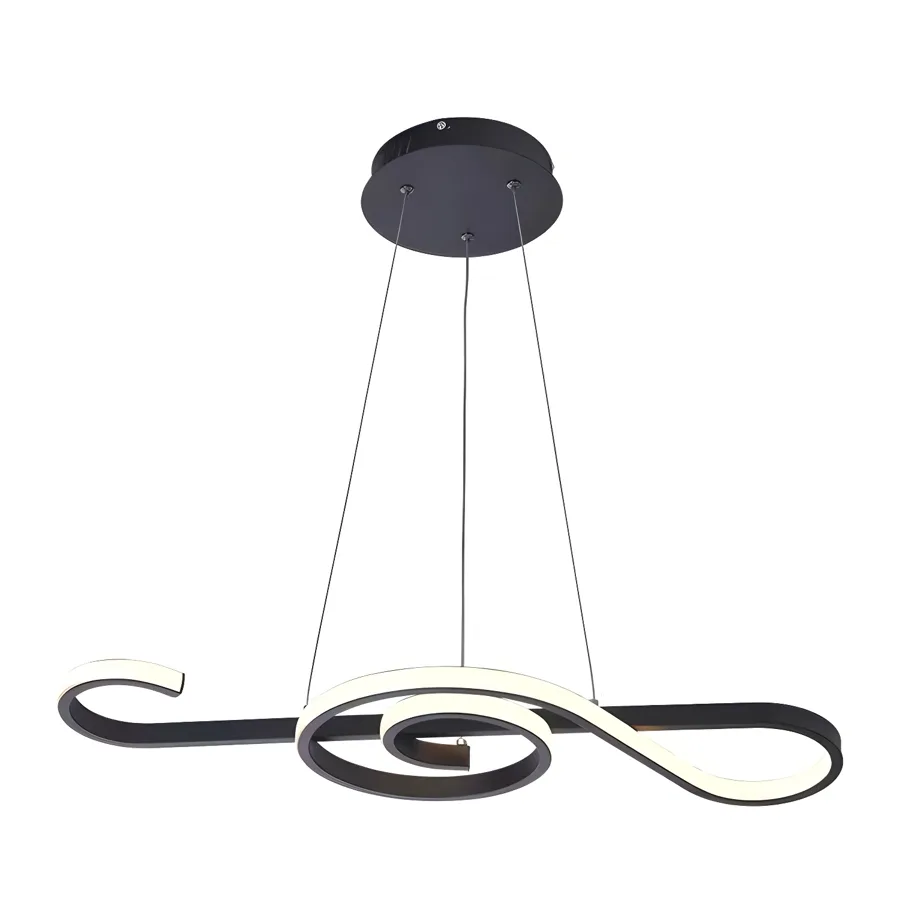 Black 1-Light Acrylic Linear view 1