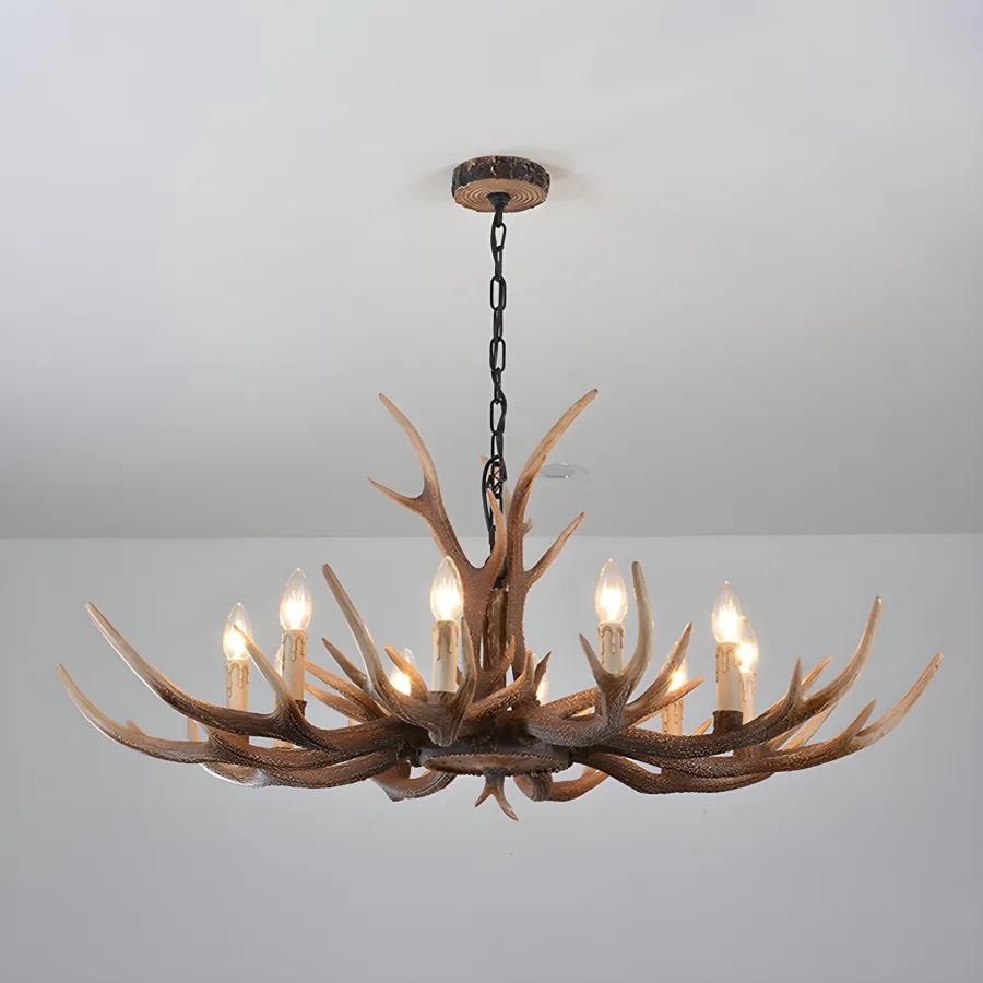Brown 6-Light Chandeliers view 2