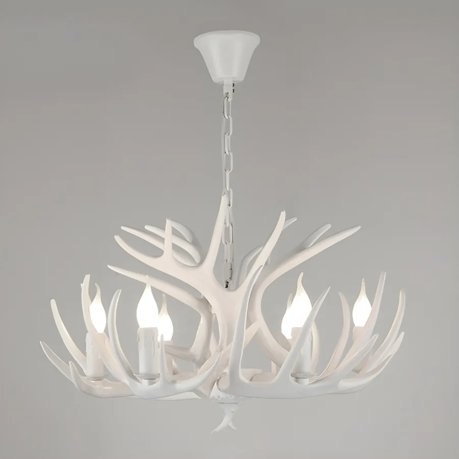 Distressed Wood 4-Light Candle Shape view 3