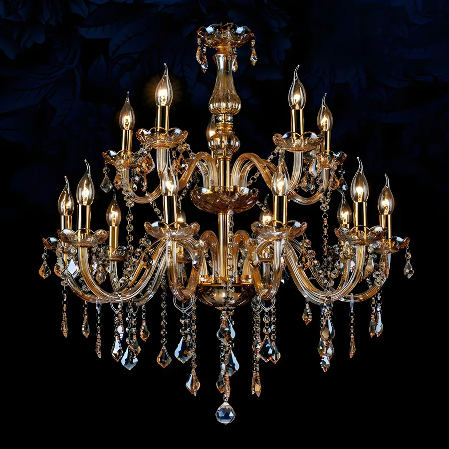 Amber 6-Light Candle Shape view 1