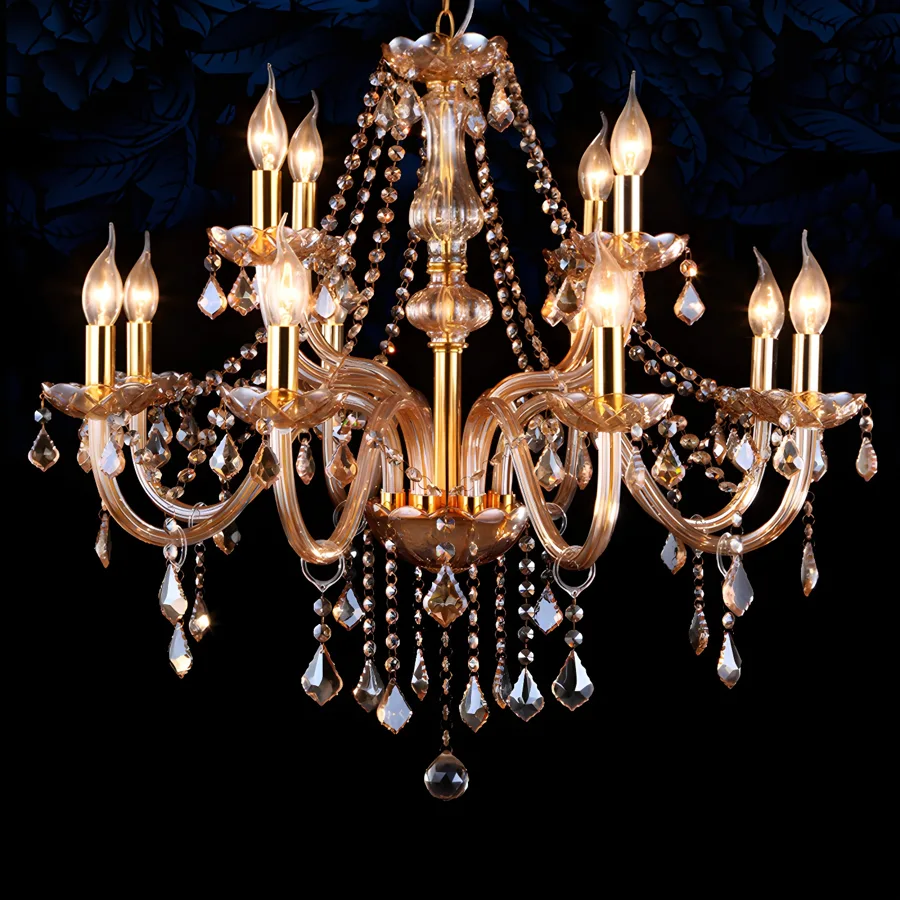 Amber 6-Light Candle Shape view 2