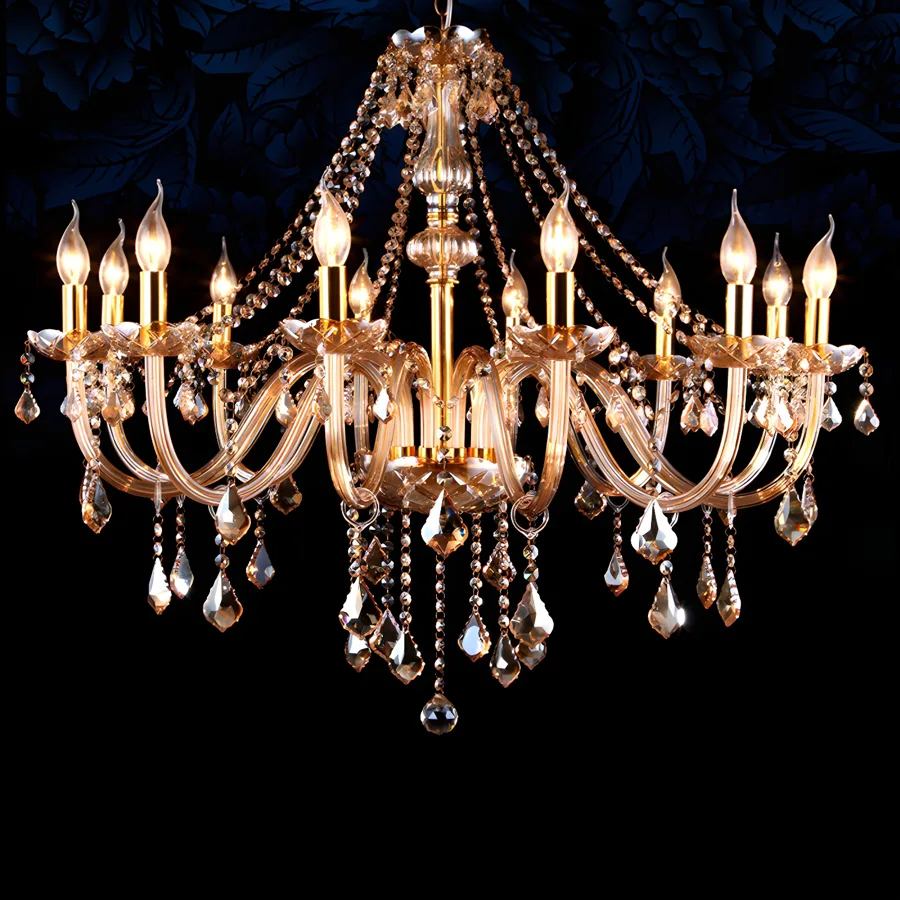 Amber 6-Light Candle Shape view 3