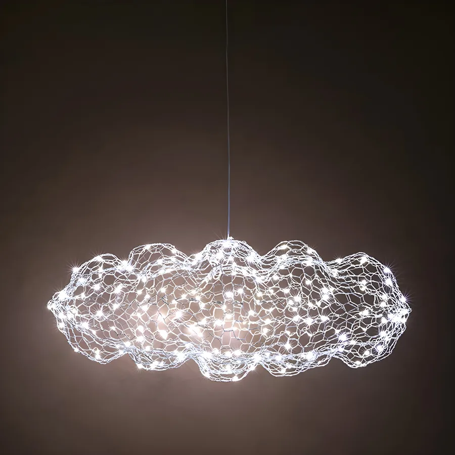 White 1-Light Chandeliers view 1