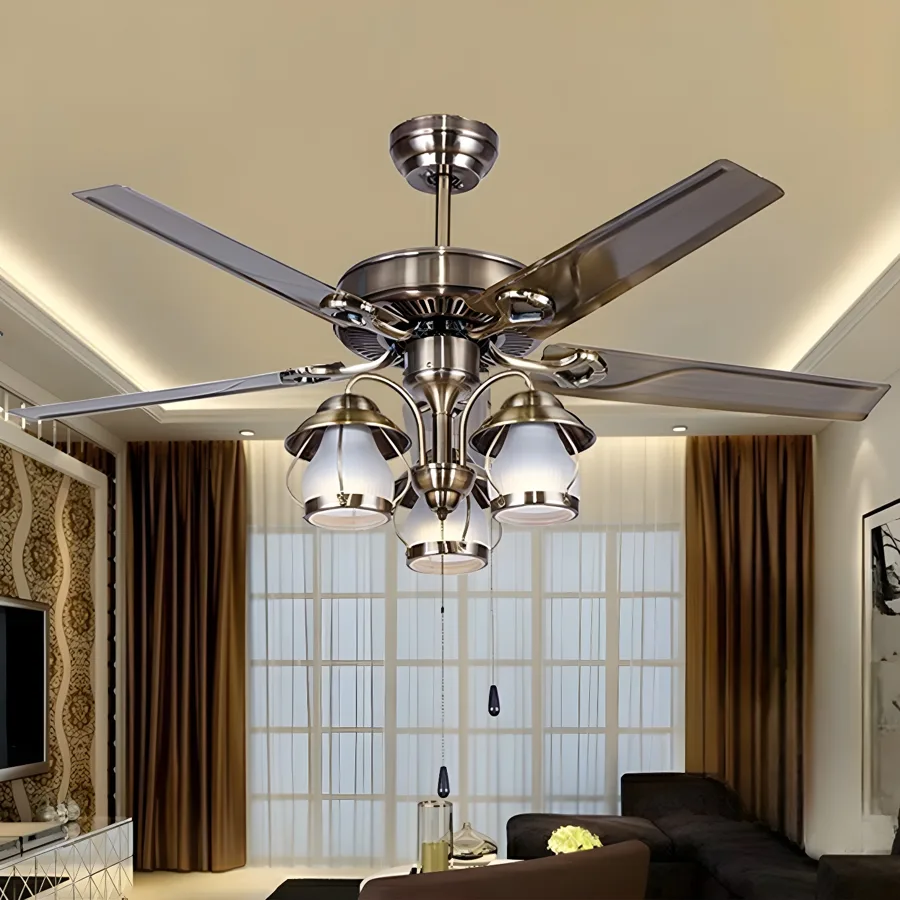 Bronze 3-Light Pinwheel view 3
