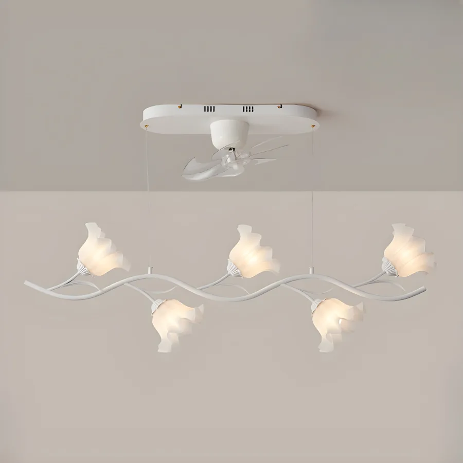 Green 5-Light Flush-Mount Type view 2