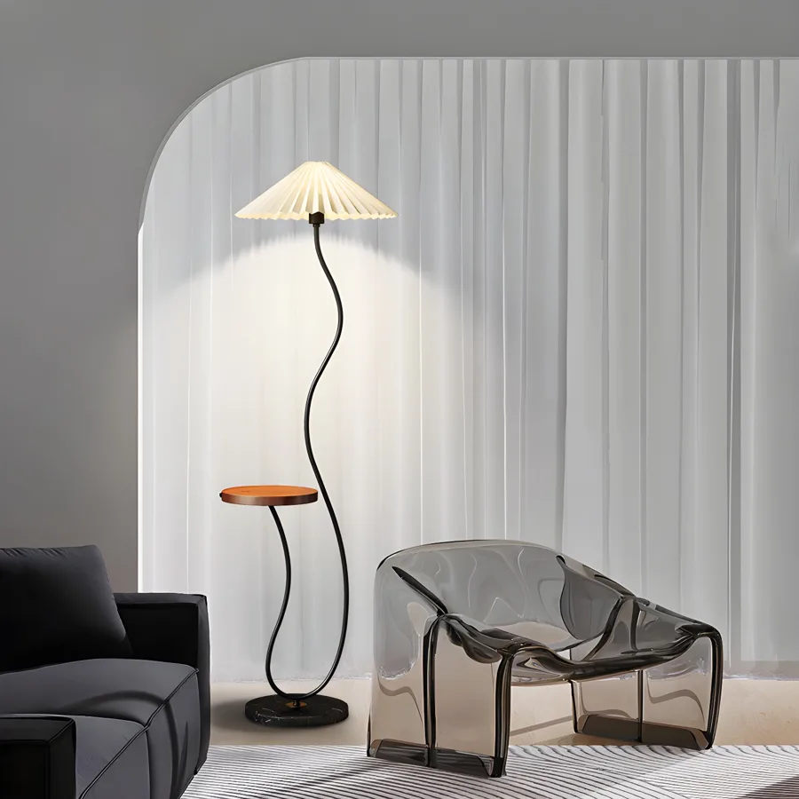 Black 1-Light Fabric Novelty view 2