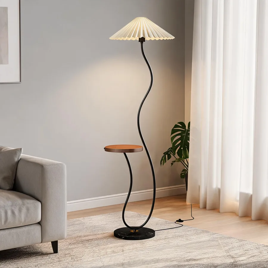Black 1-Light Fabric Novelty view 3