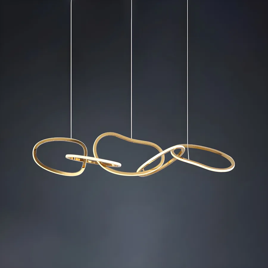 Gold 3-Light Silicone Linear view 3