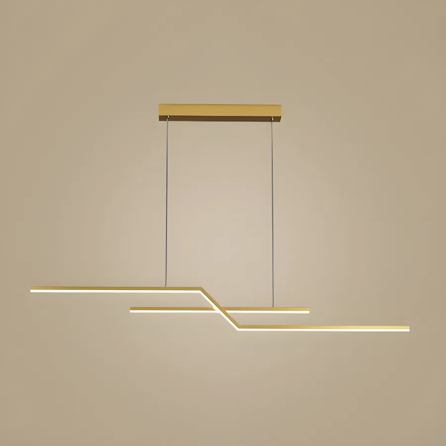 White 2-Light Silicone Geometric view 3