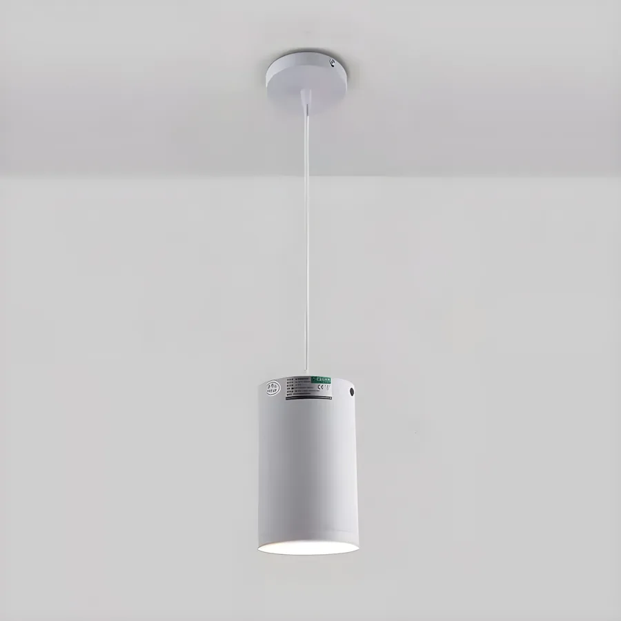 Black 1-Light Acrylic Cylinder view 1